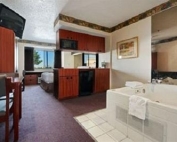 Jetted Tub Suite at the Arya Inn and Suites in Irving Texas