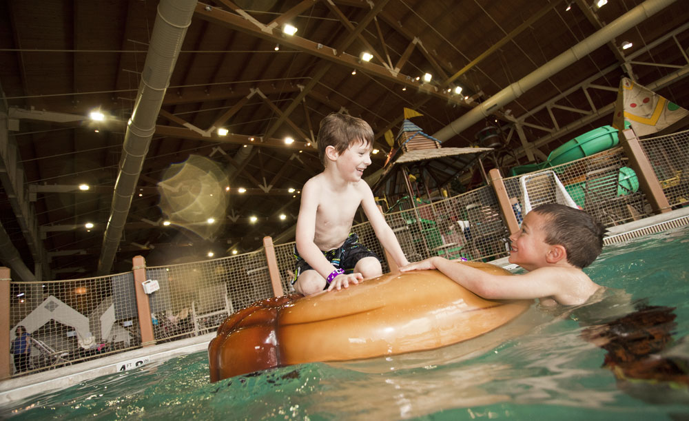 View of the Chinook Cove at Great Wolf Lodge