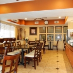 this area is where you will eat your complimentary breakfast every morning of your stay at the best western plus rockwall