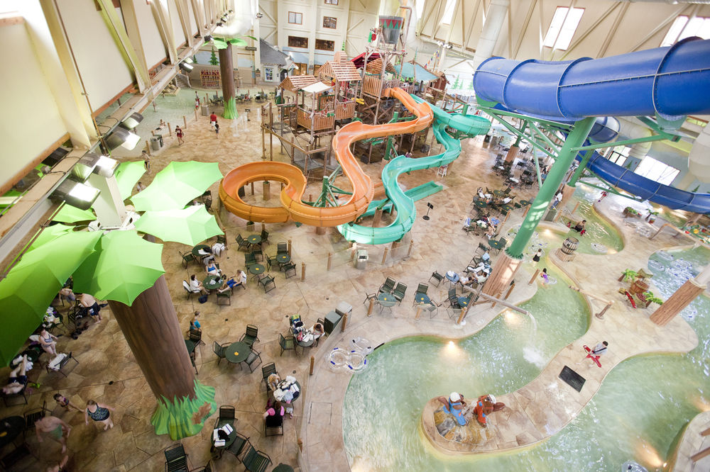 The Indoor Water Park at the Great Wolf Lodge in Grapevine