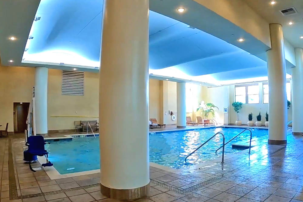 Indoor pool at the Gaylord Texan 1000