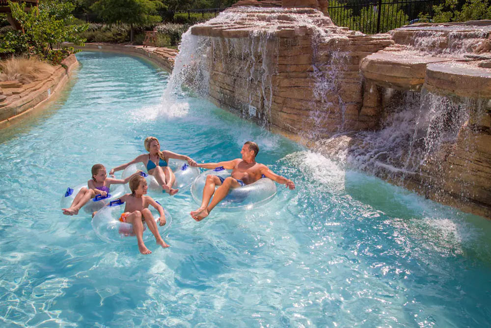 Lazy River at the Outdoor Water Park at Gaylord Texan Resort 1000