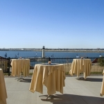 this would be a perfect place for an outdoor wedding reception facing Lake Ray Hubbard at the Hilton Rockwall Hotel