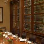 The Wine Thief Restaurant has a private room perfect for bridal parties at the Omni Park West Dallas